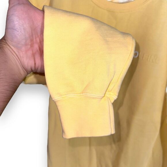 Butter Yellow Nº33 Go Golfing Crew Sweatshirt Size M - Picture 4 of 7